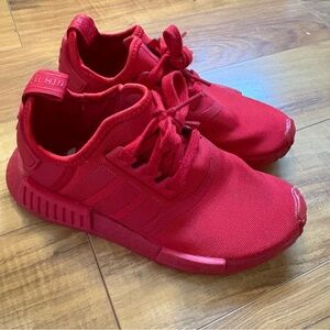 adidas Kids 4.5 Red Low-Top Athletic Sneakers